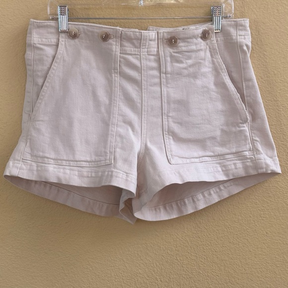 Pilcro Anthropologie “The Kit” Cream Women's Shorts Size 30 Like New! - Picture 5 of 10